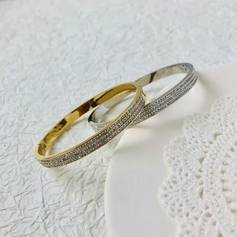 Titanstahl Sternenhimmel Reihe Strass Armband Wasserdicht Nicht Verblassend Luxus Armreif Für Damen Einfacher Modeschmuck Geschenk