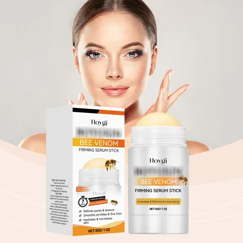 Hoygi Bee Venom Firming Serum Stick Anti Aging Wrinkle Moisturizing Facial Neck Skin Care Solid Essence Stick