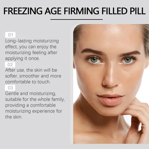EELHOE Firming Hydrating Filling Pill Facial Care Cream Anti Wrinkle Moisturizing Soothing Face Cream Skincare