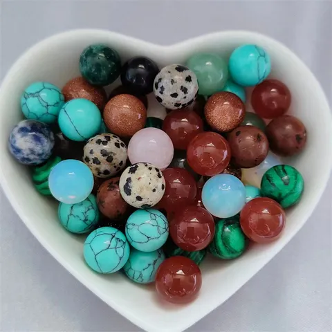 Agate Naturelle Pierre Semi-Précieuse Perles en Vrac Perles de Cristal Rondes Pour DIY Fabrication de Bijoux Collier Boucle d'Oreille