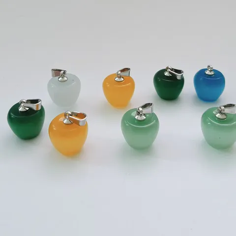 Natürlicher Kristallstein Und Glas Anhänger Handgemachte Drahtgewickelte Sechseckige Säule Herz Stern Parfümflasche Schmuck Geschenk Für Damen