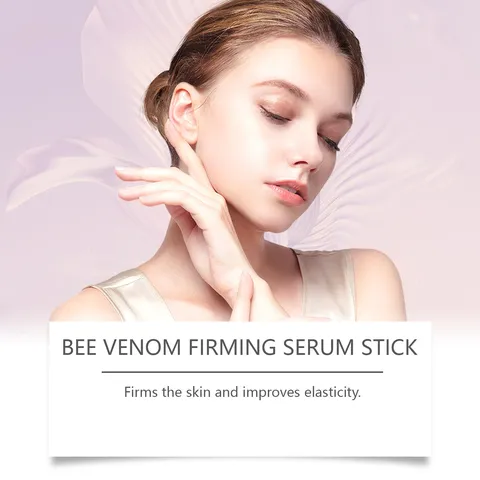 Hoygi Bee Venom Firming Serum Stick Anti Aging Wrinkle Moisturizing Facial Neck Skin Care Solid Essence Stick