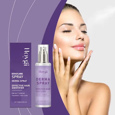 Spray d'Identification de Poils du Visage Nettoyage Profond Hydratant Rafraîchissant Spray Doux pour le Visage pour Femmes