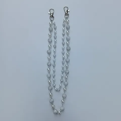 Hip-hop Strass Discobol Broekketting Voor Dames Heren Polymeerklei Acryl Roos Bloem Tailleketting Y2K Punk Sieraden Jeans Tas Ketting