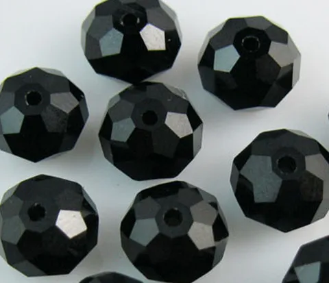 Crystal Rondelle Loose Beads Glass Spacer Faceted Beads For DIY Bracelet Necklace Earring Jewelry Making Accessories