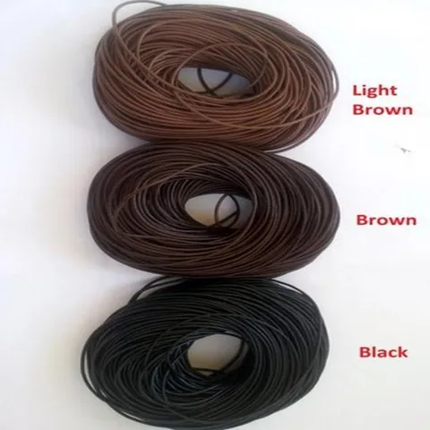 Kunstleder Kordel Rund PU Leder Schnur Faden Rolle Für Halskette Armband Herstellung Handwerk DIY Schmuck Zubehör