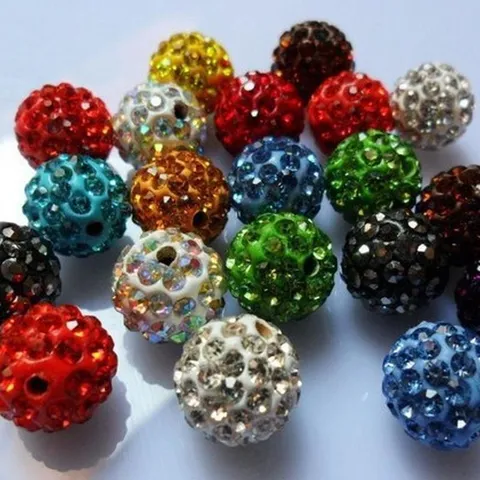Weicher Ton Ton Perlen Strass Disco Ball Lose Perlen Für DIY Armband Halskette Schmuckherstellung Zubehör
