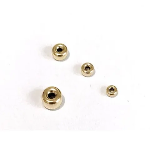 14K Gold Filled Spacer Beads Abacus Wheel Beads Loose Beads For DIY Jewelry Making Bracelet Necklace Craft Findings