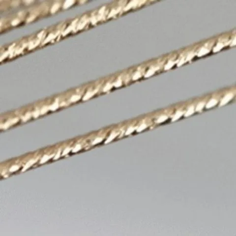 Copper Metal Wire Twisted Rope Wire Semi Hard Beading Wire For Jewelry Making DIY Craft Accessories Gold Color