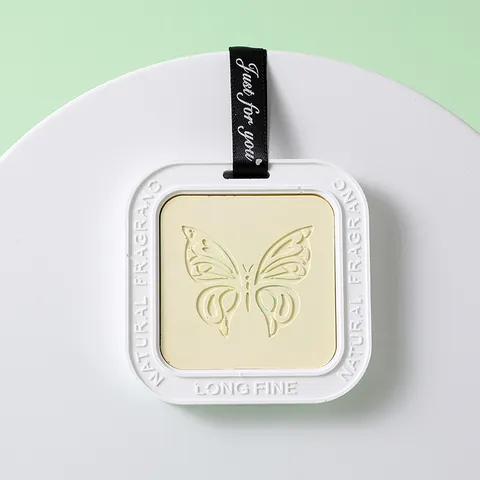 Plaster Car Aromatherapy Diffuser Butterfly Relief Hanging Fragrance Tablet With Spray Perfume For Vehicle Wardrobe
