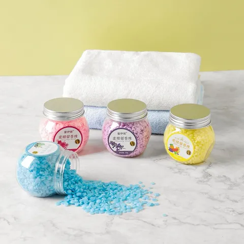 Perles de Senteur pour Linge Parfum Longue Durée Adoucissant Perles Parfumées Fraîcheur