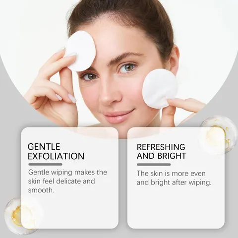 Exfoliating Salicylic Acid Toner Pads Facial Cleansing Moisturizing Skincare Cotton Pads Pore Zero Pad For Daily Care