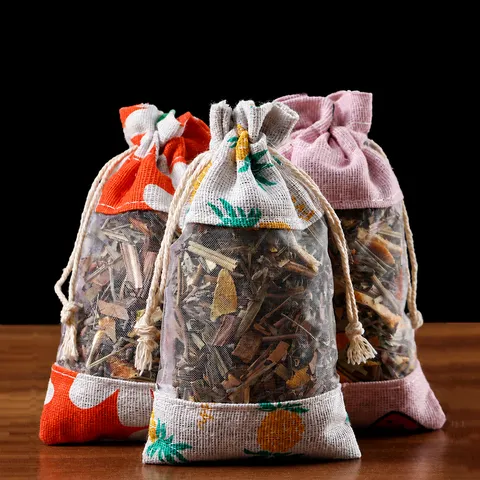 Natural Herbal Mosquito Repellent Sachet Indoor Car Aromatherapy Wormwood Herb Fragrance Bag Home Air Freshener