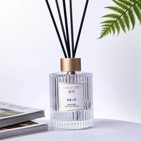 Botella de Difusor de Varillas con Aroma Floral Amaderado Ambientador Hogar Hotel Desodorizante Aromaterapia Aceite Esencial