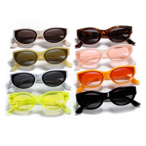 Gafas de Sol Retro Ojo de Gato para Mujer Estilo Europeo Americano Lentes de Colores Protección UV400 Vintage Moda Gafas de Sol Viaje Exterior