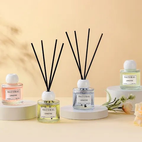 Raumduft Duftstäbchen Mit Schwarzen Stäbchen Langanhaltender Raumdeodorierer Glasflasche Aromatherapie Lufterfrischer