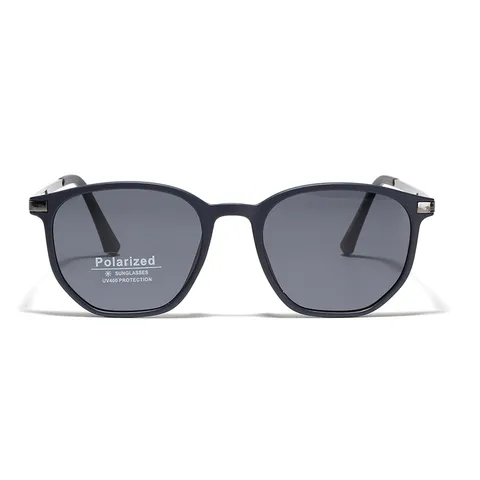 Occhiali da Sole Polarizzati Retro Rotondi Per Uomo Donna Montatura in Metallo TR90 Protezione UV400 Stile Punk Vintage Guida