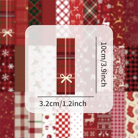 Pegatinas de Sellado de Navidad Etiquetas de Embalaje de Caja de Regalo Festiva Para Diario DIY Cuaderno Suministros de Decoración Festiva