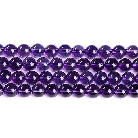 Natural Amethyst Round Loose Beads Super Seven Kunzite Ametrine Gemstone For DIY Jewelry Making Bracelet Necklace Findings