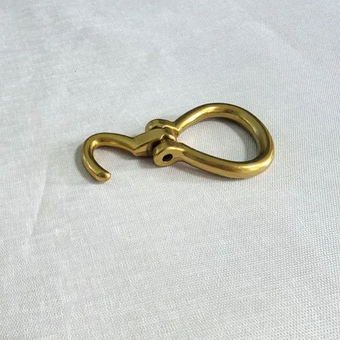 Hebilla de Marinero de Aleación de Zinc Retro Gancho DIY Bolso Herrajes Dorados Cierre de Resorte Anillo O Gancho de Presión Accesorio de Manualidades