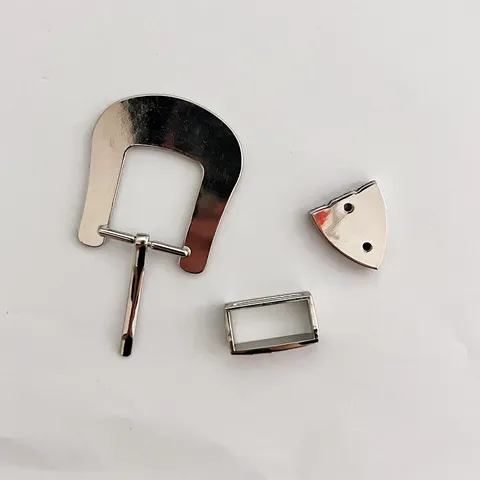 Vintage Floral Carved Zinc Alloy Pin Buckle Classic Three Piece Set Belt Hardware Accessories For Men Women