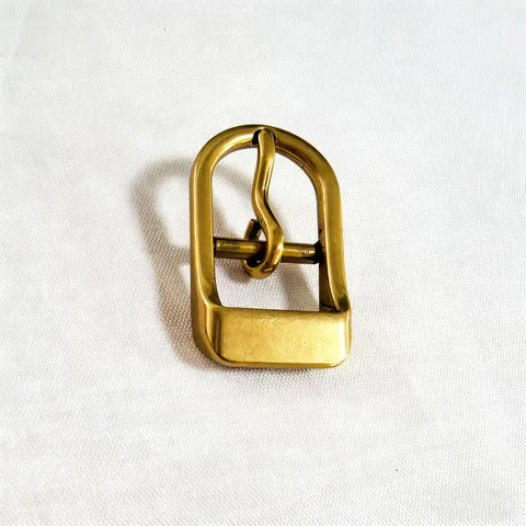 Zinc Alloy D Ring Semi Circular Pin Buckle Metal Hardware For Bags Belts Purse Strap Adjuster Gold