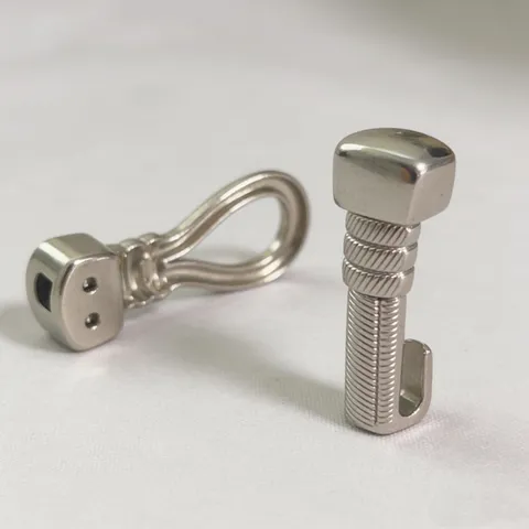 Alloy Metal Connecting Buckle DIY Kleding Accessoires Decoratieve Riem Gesp Zilver Metalen Onderdelen