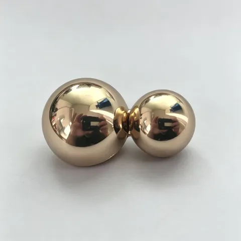 Gold Alloy Round Belt Buckle Replacement Accessory For Narrow Strap Minimalist Metal Waist Belt Fastener