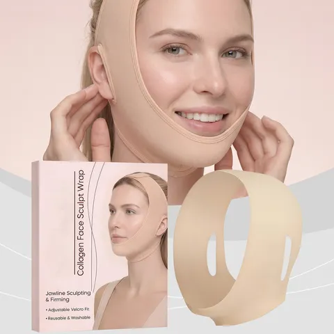 Gesicht Straffendes Band Elastische Gesicht Schlankheitsmaske Anti Aging V Linie Kinn Lift Gürtel Atmungsaktive Hautpflege Schönheit Werkzeug