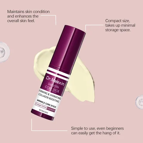 Dr.Malexin Multi Balsam Hautpflege Gesichtsfeuchtigkeitscreme Stick Tragbarer Straffender und Hydratisierender Gesichtsessenz Balsam für Damen