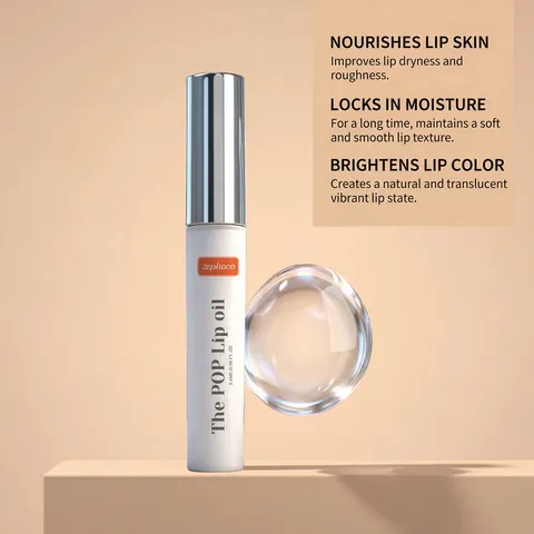 Feuchtigkeitsspendendes Lippenöl Hydratisierende Lippenpflege Glänzendes Getöntes Liquid Lip Gloss Für Trockene Lippen Nährendes Tägliches Make-up