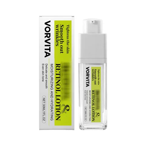 Retinol Facial Lotion Moisturizing Anti Aging Skin Care Firming Smooth Hydrating Liquid Face Treatment Daily Use