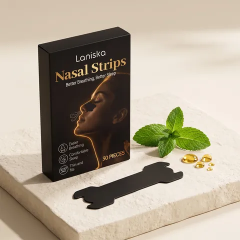 Cerotti Nasali Traspiranti Antirussamento Sonno Migliore Confortevole Toppa da Notte Strumento per Cura del Naso