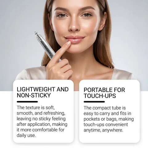 VIARELINE Lucidalabbra Idratante Volumizzante Nutriente Olio Labbra Trasparente Cura delle Labbra Lunga Durata Trucco