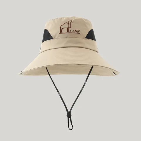 Outdoor Sun Protection Bucket Hat Breathable Quick Drying Hiking Fishing Cap Wide Brim Summer Hat For Men Women
