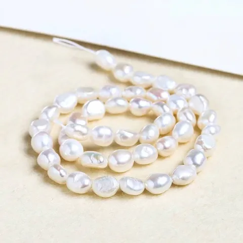 Perles de Culture d'Eau Douce Baroques Naturelles en Forme Irrégulière pour la Fabrication de Bijoux DIY Collier Bracelet Accessoire