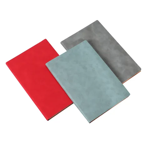 Carnet à Couverture Souple en Similicuir Journal de Bureau Professionnel Bloc-Notes Épais Plusieurs Couleurs Disponibles