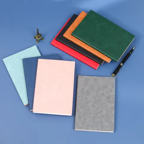 A5 A6 Weich Kunstleder Notizbuch Business Journal Planer Tagebuch Retro Minimalistisch Schreibnotizbuch Für Büro Schule