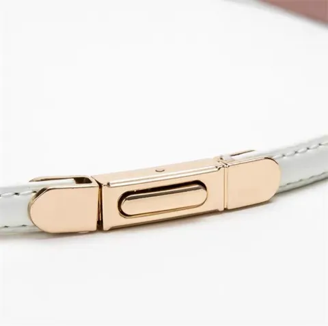 Gold Alloy Belt Buckle For Women Adjustable Skinny Belt Replacement Metal Buckle Fashion Casual Accessories