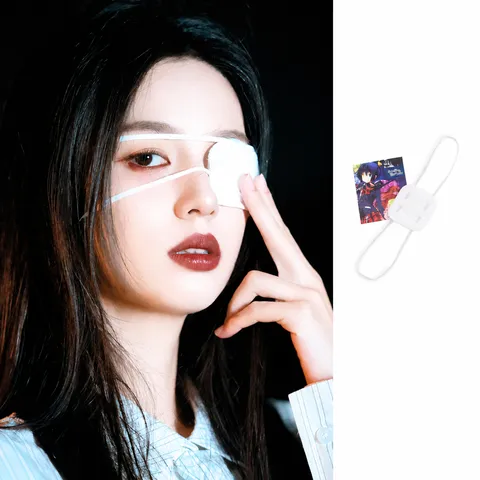 Subculture Single Eye Patch Bandage Design Cosplay Prop Halloween Masquerade Anime Style Eye Cover For Women Men
