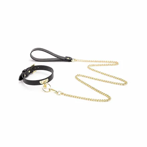 Punk Gothic PU Leather Choker Necklace Metal O Ring Chain Collar Adjustable Body Jewelry For Women Fashion Gift