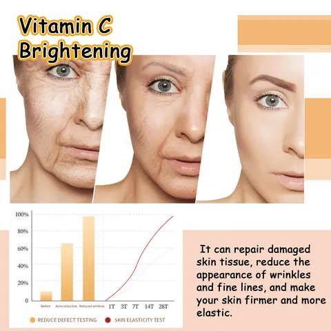 Sérum de Soins de la Peau du Visage à la Vitamine C Crème Hydratante Spray Hydratant Produit de Soins du Visage Éclaircissant Anti-Âge