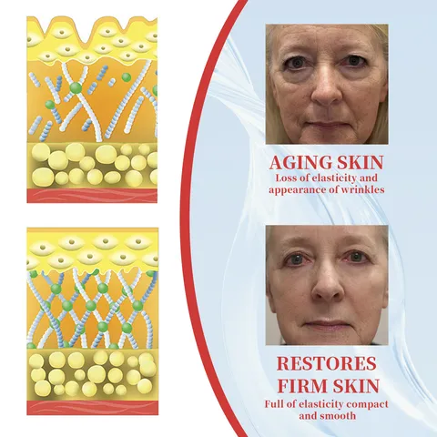 Siero Viso Anti-Invecchiamento Rassodante Idratante Liquido Per La Cura Della Pelle Con Flacone Contagocce Per Donne