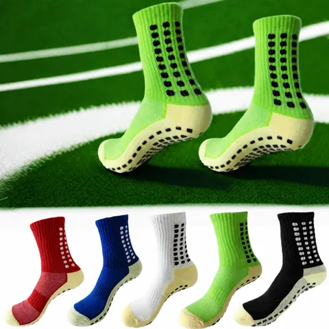 Professional Mid Calf Football Socks Athletic Anti Slip Soccer Training Socks Thickened Towel Bottom Sports Socks