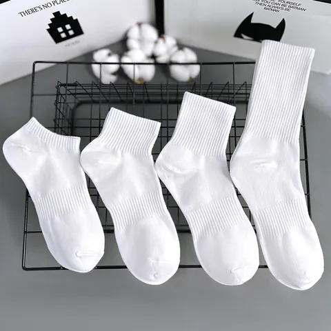 Pure Cotton Breathable Mesh Crew Socks Summer Thin Athletic Short Boat Socks Casual Daily Footwear Accessories