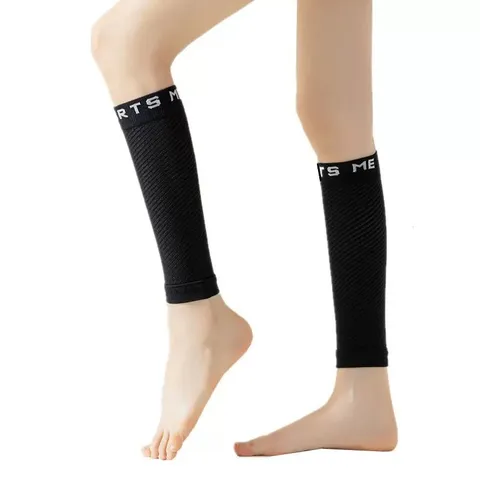Manchons de Compression pour Mollets de Femmes Support de Mollet Athlétique Sport Course Legging Respirant Anti Fatigue Protection Tibia