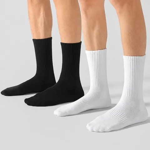 Unisex Antibacterial Cotton Socks Summer Thin Short Mid Long Tube Sports Breathable Sweat Absorbent Deodorant Socks