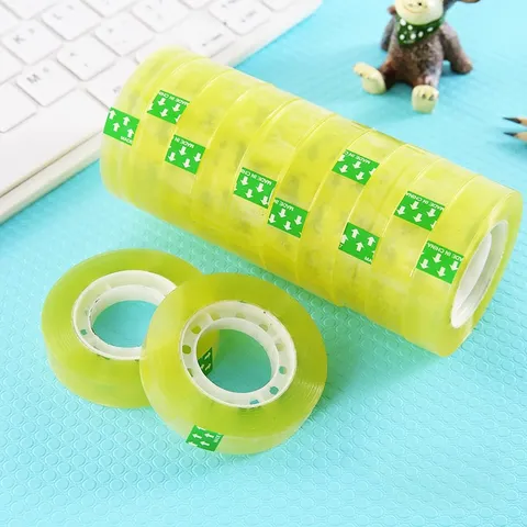 High Viscosity Transparent Tape Small Student Stationery Tape Clear Adhesive Tape For Office School Supplies