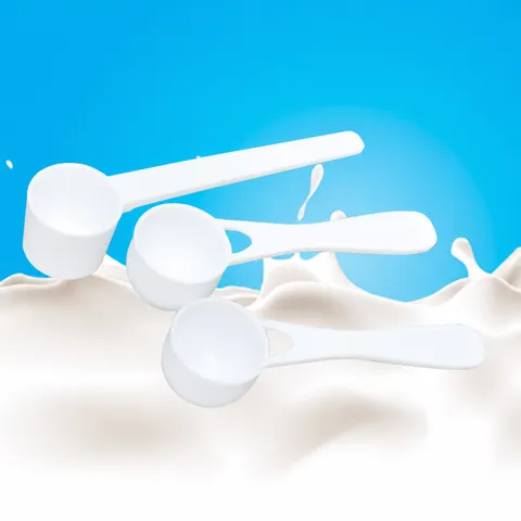 Plastic Quantitative Milk Powder Spoon Round Flat Bottom Measuring Spoon For Baby Formula Kitchen Dining Tools