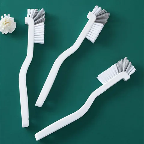 Japanese Long Handle Cleaning Brush Plastic L-Shaped Crevice Cup Brush Dead Angle Kitchen Multifunctional Scrubber For Bottles Blender